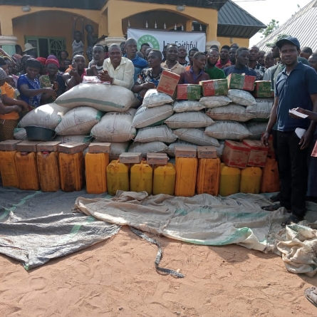 Relief Distribution to IDPs Oweto, Agatu LGA, Benue State 9th and 10th March, 2023